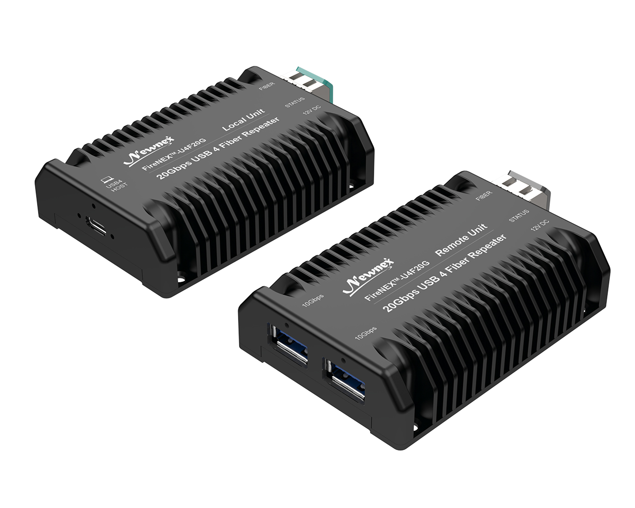 Newnex's FireNEX-U4F20G USB4 Fiber Repeater