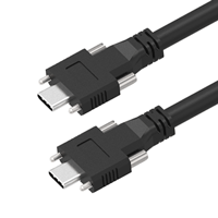 USB 3.1 C to C, both Dual Screw Locking